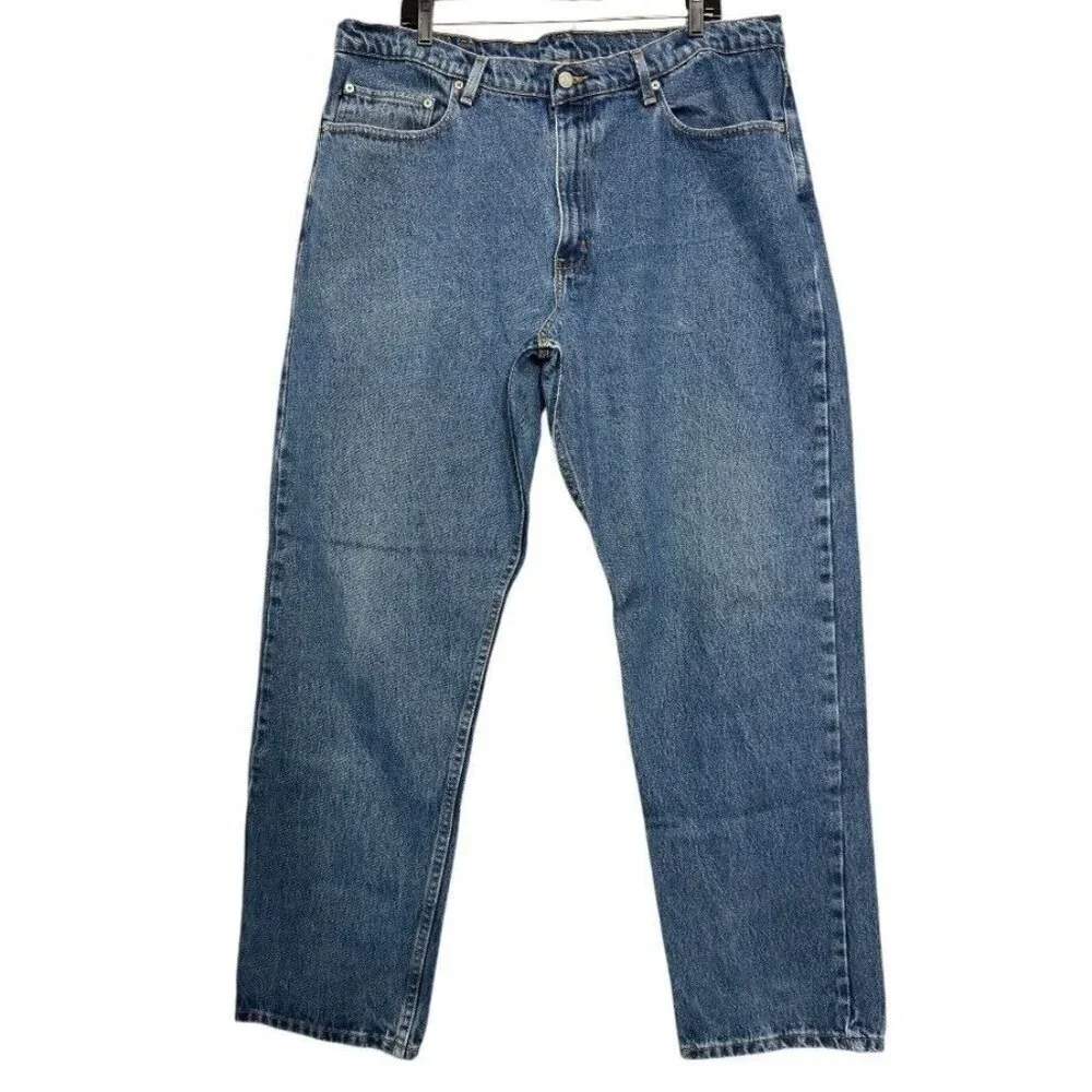 Vintage Polo Ralph Lauren Relaxed Fit Blue Jeans Cut 96572‎ Baggy Dad Denim